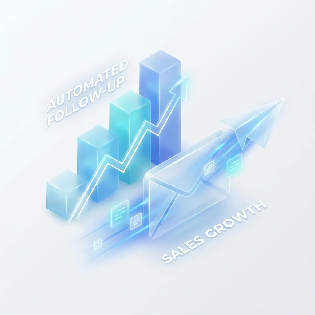 Automated AI Sales Representative sending follow-up emails and SMS